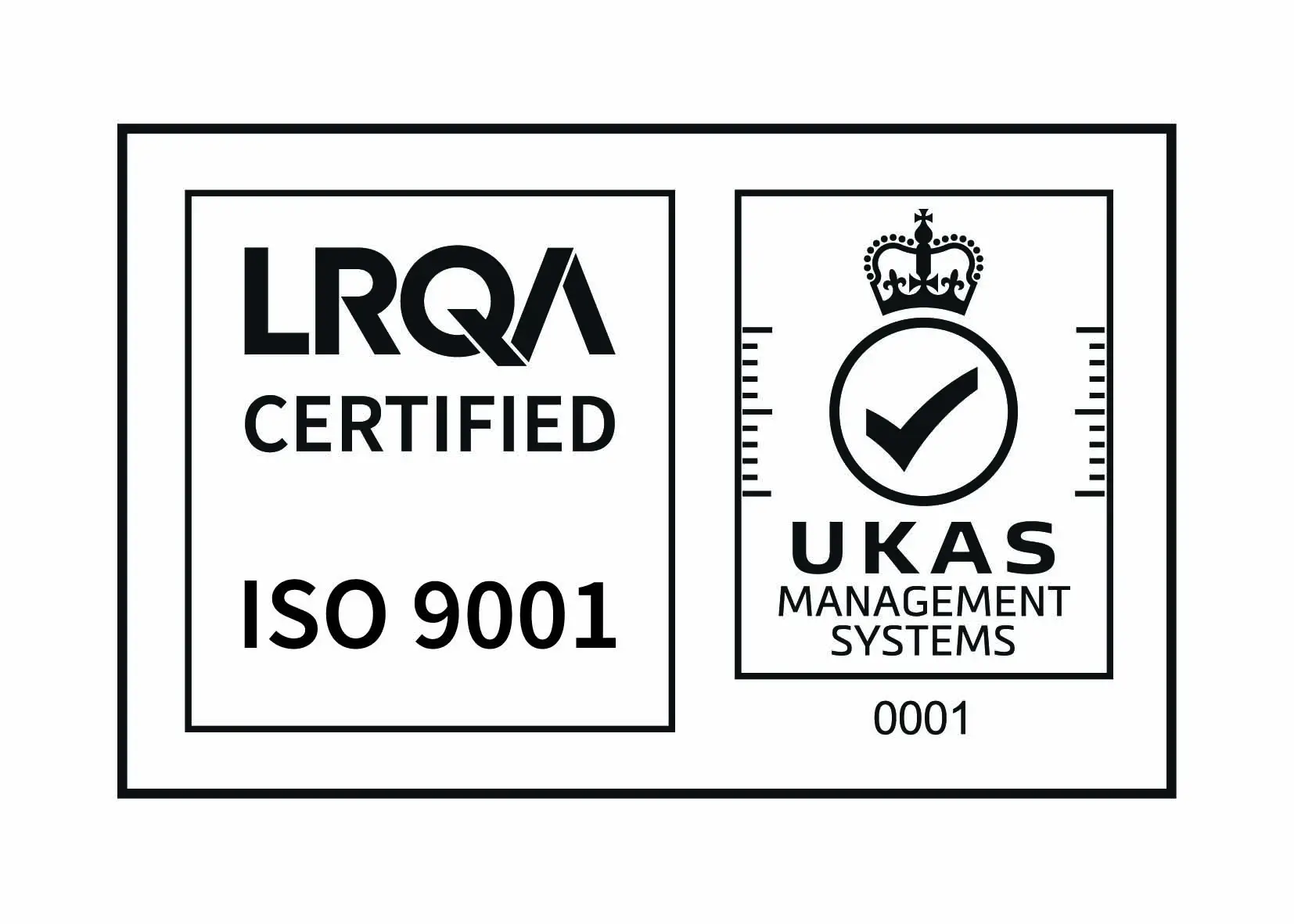 UKAS accredited ISO 9001 certification